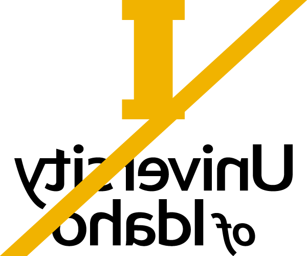 不 alter the I shape within the University of Idaho logo