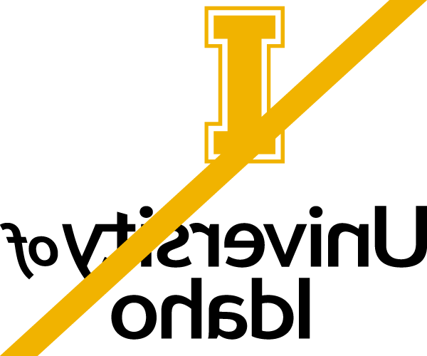 不 move or remove elements from the University of Idaho logo